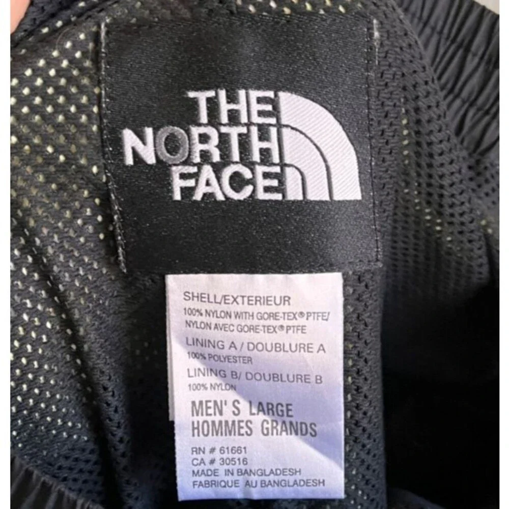 Vintage The North Face GORE-TEX Gorpcore Mountain Light Pants Black Size LARGE